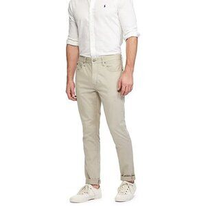 Polo Ralph Lauren Beige Slim Straight 018 Jeans - Size 36x34 Mens